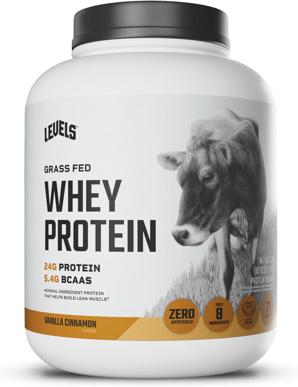 Grass-Fed 100% Whey – Vanilla Cinnamon