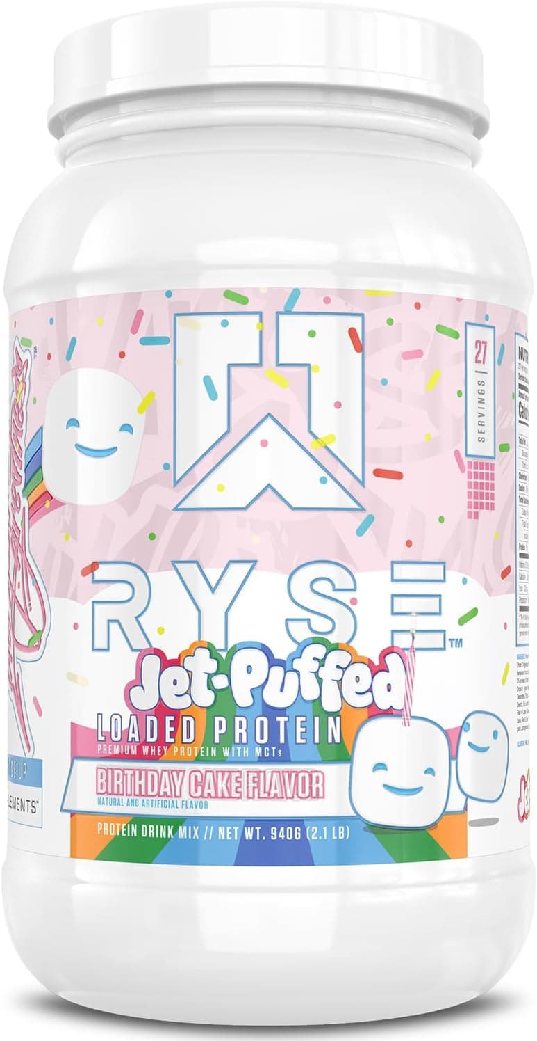 Loaded Protein – Jet-Puffed Birthday Cake