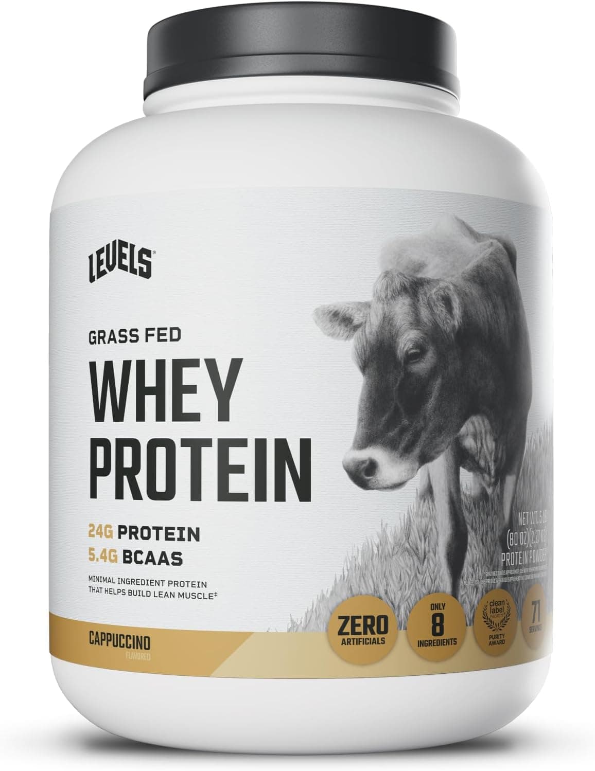 Grass-Fed 100% Whey – Cappuccino