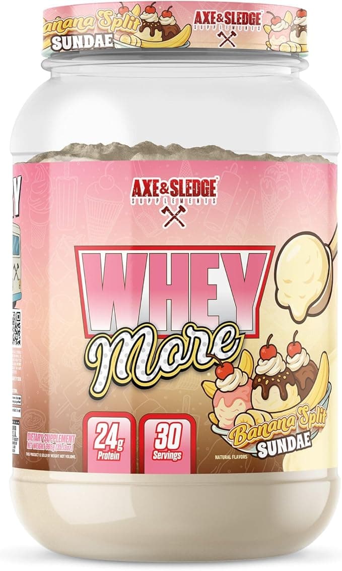 WHEY More – Banana Split Sundae