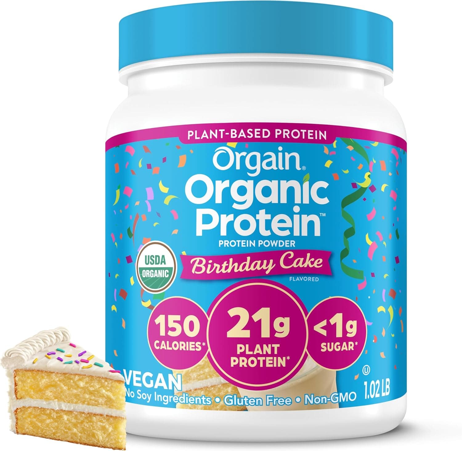Organic Protein – Birthday Cake