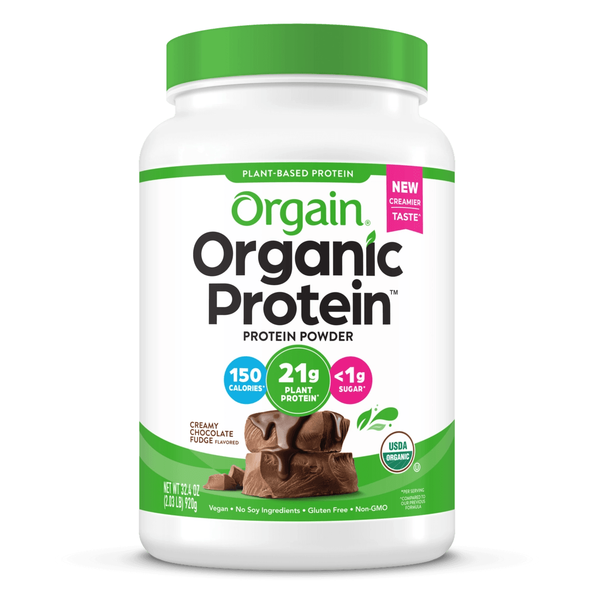 Organic Protein – Creamy Chocolate Fudge